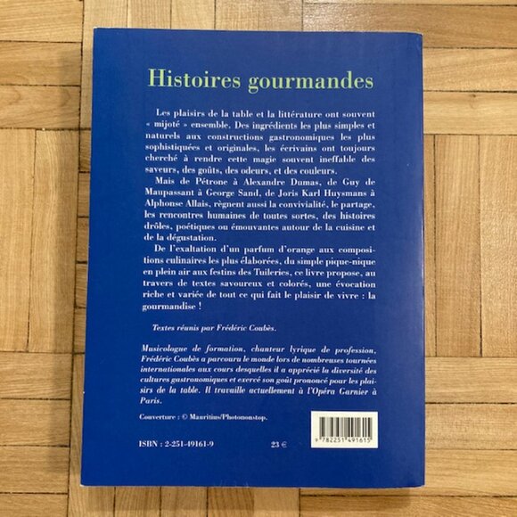 Livre Roman Histoires Gourmandes - Frédéric Coubès - Picture 2 of 2